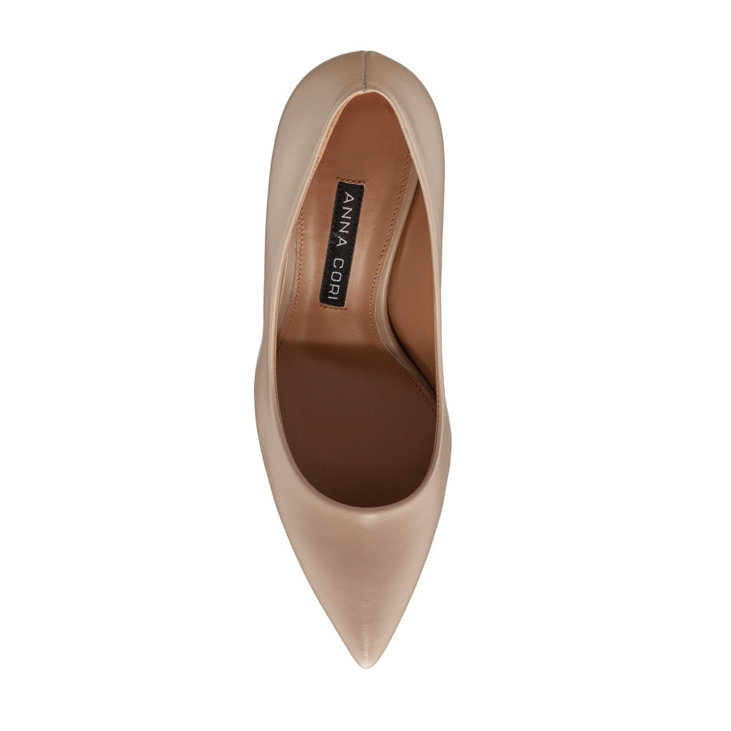 Pantofi Eleganti Dama 6146 Vitello Bej