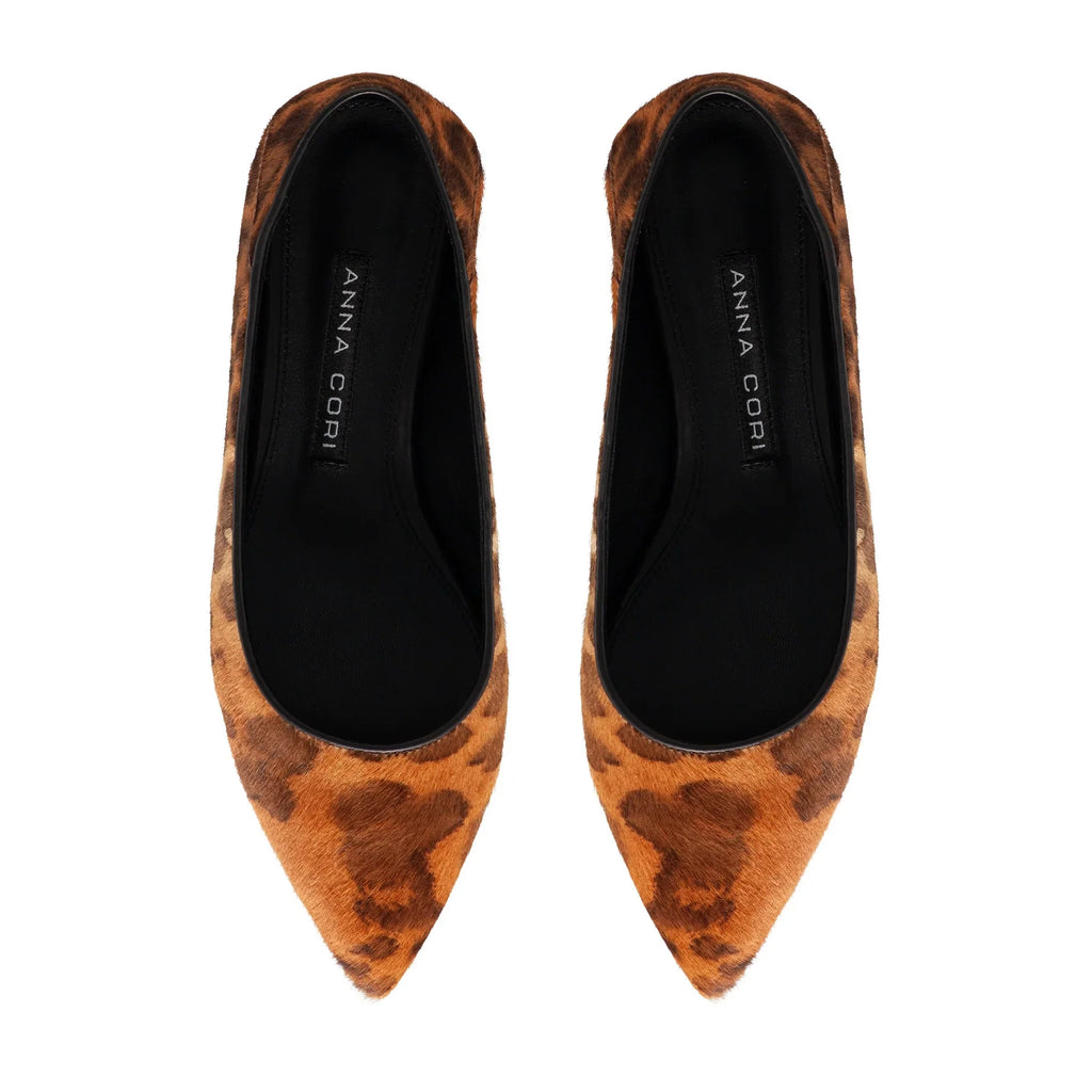 Balerini Dama 8182 Cavallino Leopard Camel+Maro